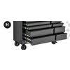 Maximum 41" Matte Black Tool Storage 9-Drawer Cabinet - $599.99 ($700.00 off)