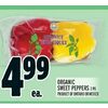 Organic Sweet Peppers - $4.99
