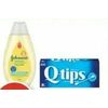 Q-Tips Cotton Swabs, Vaseline Jelly or Johnson's Baby Toiletries - $5.49