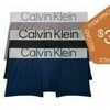 Calvin Klein 3-Pack Steel Micro Boxer Briefs - BOGO 50% off