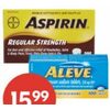 Aspirin Tablets, Alevex Roll-on or Aleve Pain Relief Products - $15.99