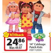cabbage patch kid walmart